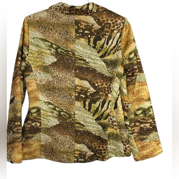 Joseph Ribkoff Vintage Fitted Blazer, Lined, Soft, Crepe Look Fabric - Picture 4 of 15